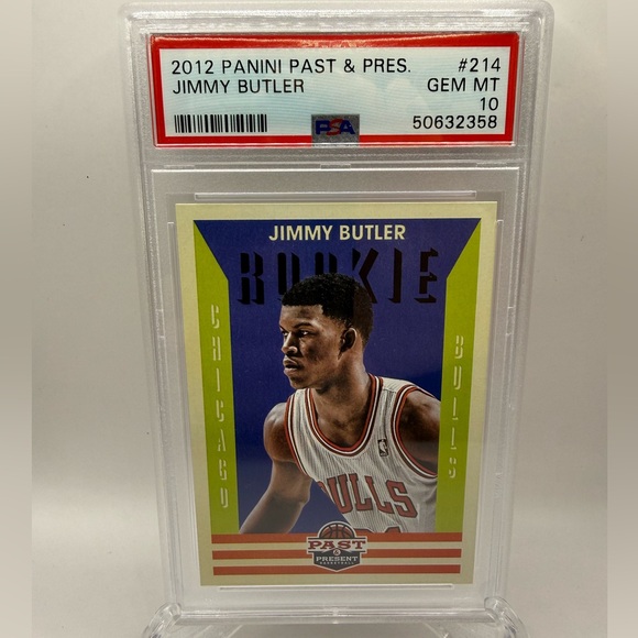 Jimmy Butler 2012 Panini Past & Present RC PSA 10 GS Warriors Heat Rookie Fresh - Picture 2 of 4